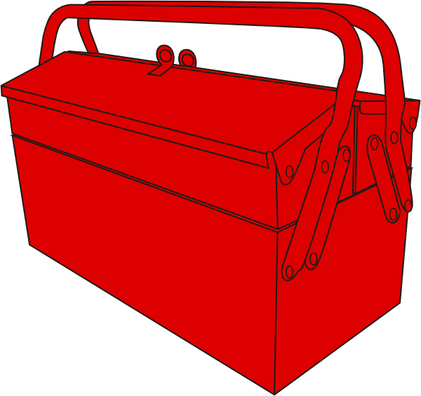 Box Clipart Toolbox - Toolbox Drawing (600x564)