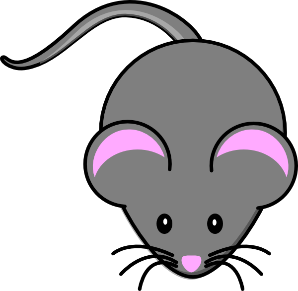 Mouse Clipart - Myš Kreslená (600x586)