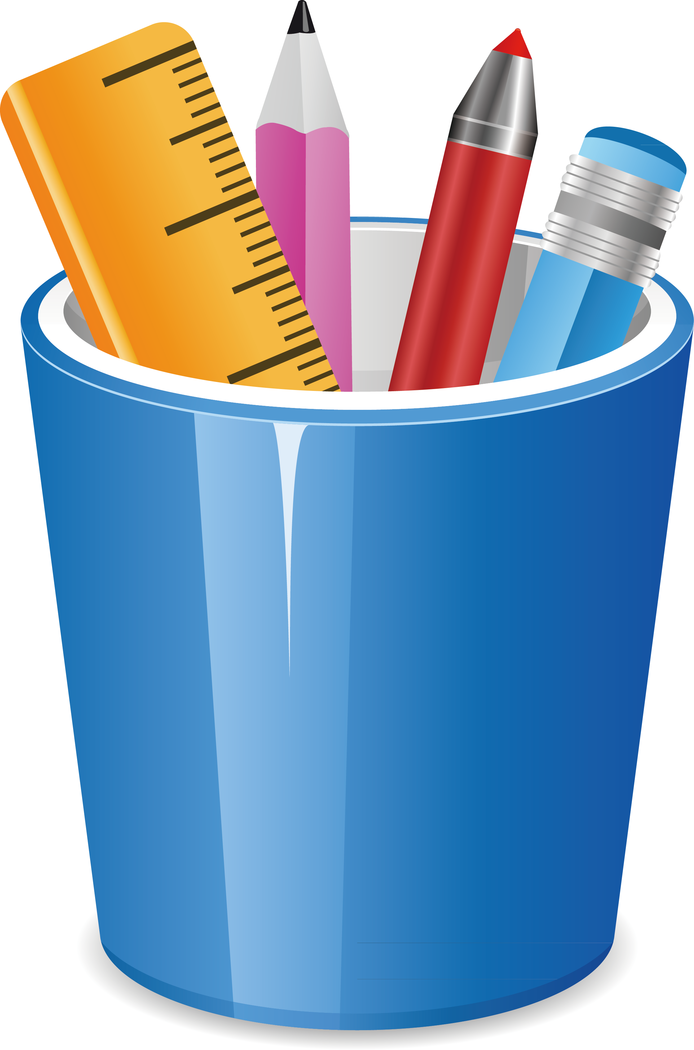 Download Clip Art - Pencil Jar Clipart (2240x3387)