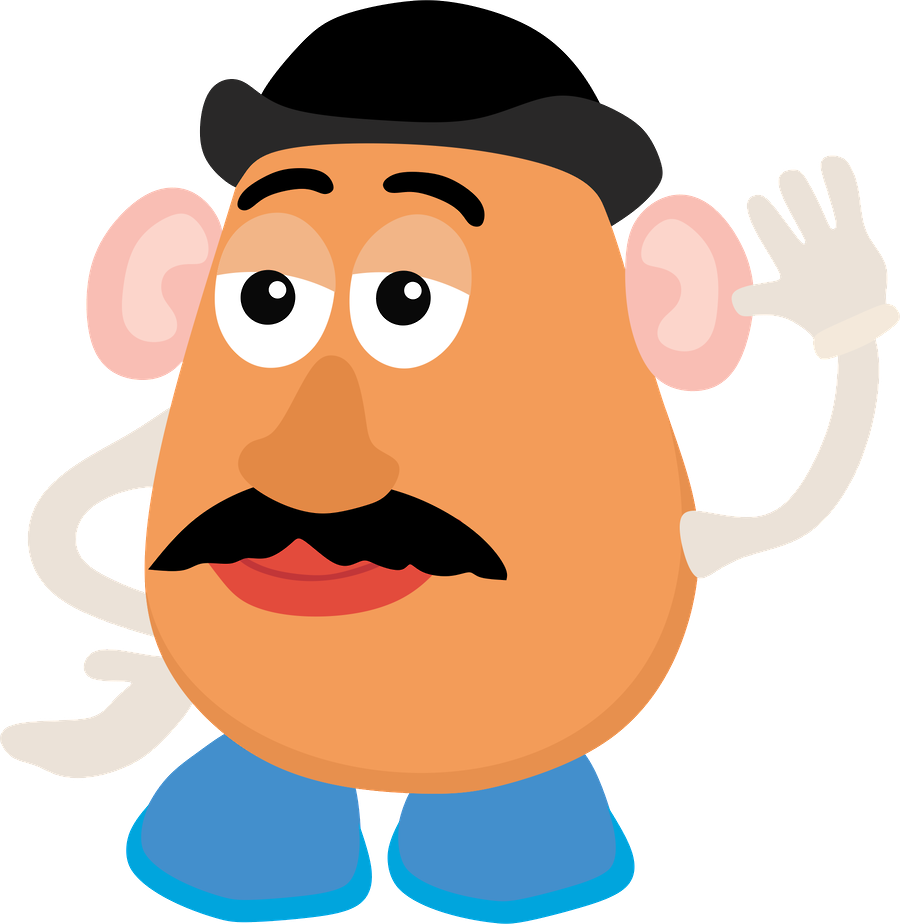Toy Story - Minus - Cara De Papa Dibujo (900x924)