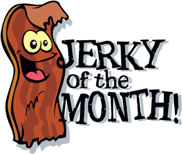 Beef Jerky Clipart Cartoon - Jerky Of The Month Club (600x507)