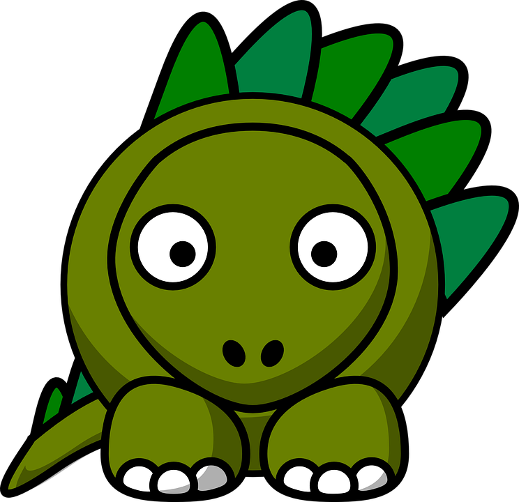 Stegosaurus Clipart Cartoon - Dinosaur Clipart (744x720)