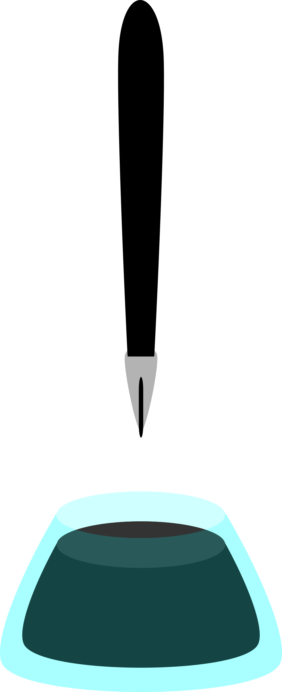 Pen And Ink Png Clip Arts - Qalam Dawat Clip Art (327x800)