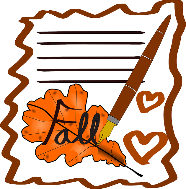 Autumn, Fall, Pen, Filler, Fountain Pen - Clip Art (630x640)