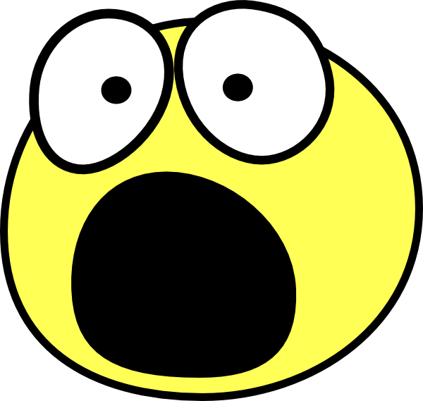 Shocked Clipart (600x569)