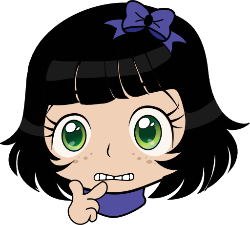 Confused Girl Manga Smiley Emoticon Clipart - Confused Girl Clipart (512x461)