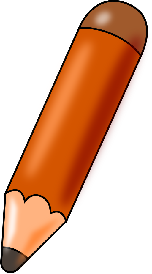 Pencil - Brown Pencil Clipart (710x1280)