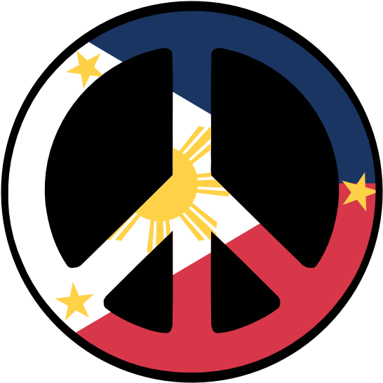 Peace Clipart Philippine - Flag Of The Philippines (999x999)