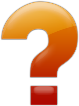Clipart Info - Dark Orange Question Mark (420x420)
