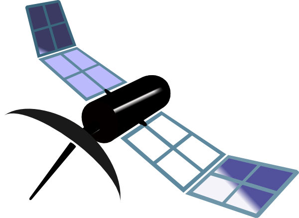 Satellite Clip Art (600x438)