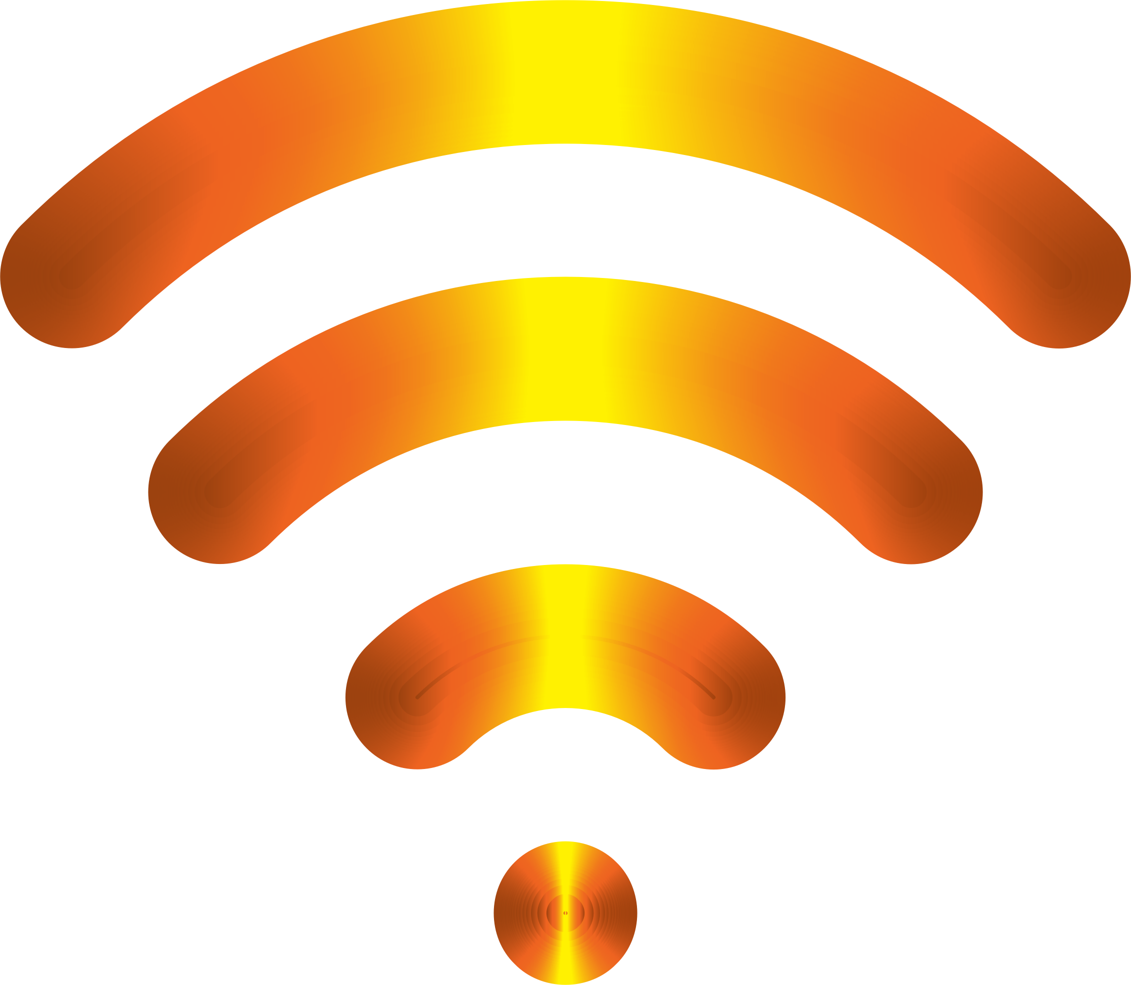 Signal Icon Enhanced 3 - Wireless Clipart (2262x1970)