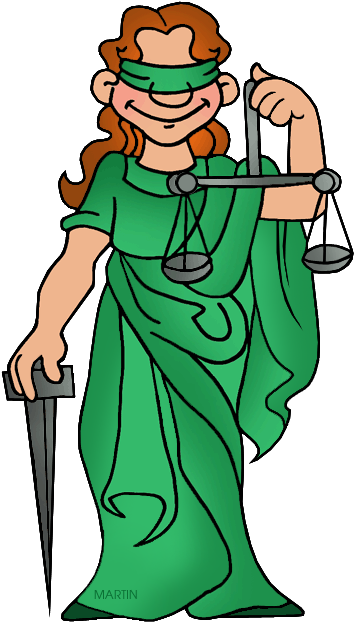 Blind Scales Of Justice Clip Art (375x648)