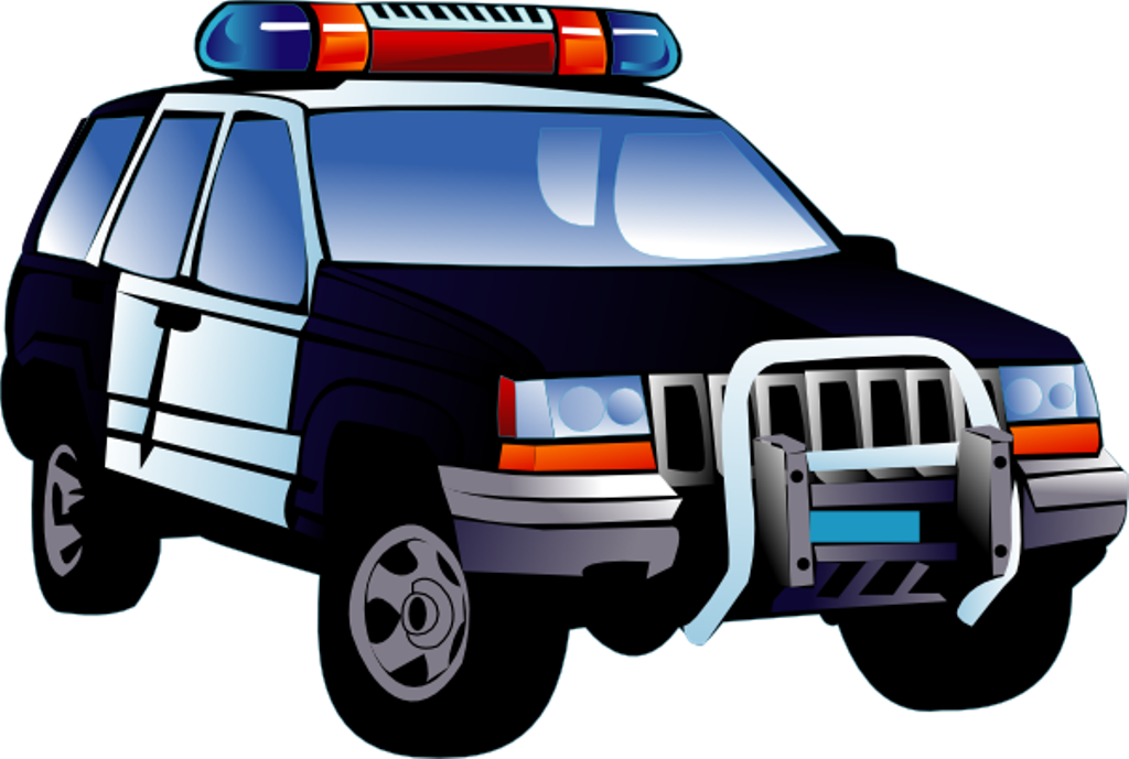 Creating Car Clip Art - Police Car Clip Art (1024x689)