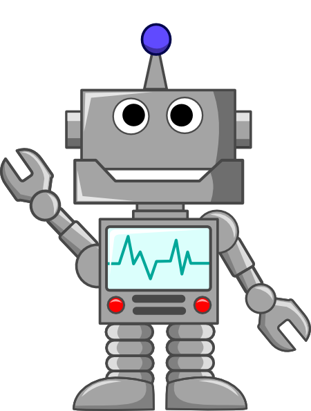 Robot Clipart (450x595)