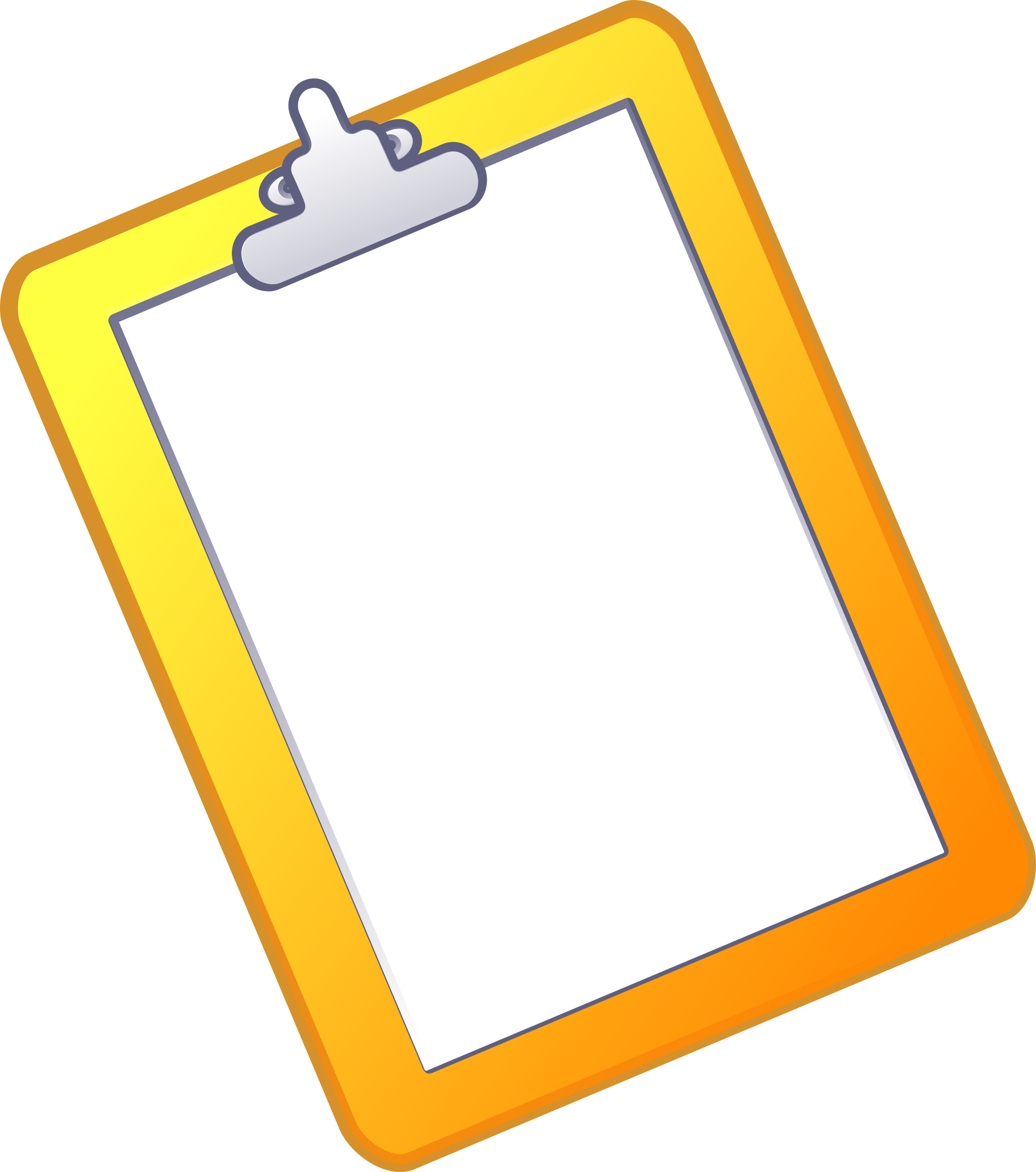 Organizer Clipboard, Document, Paper, Notepad, Blank, - Clip Art (663x750)