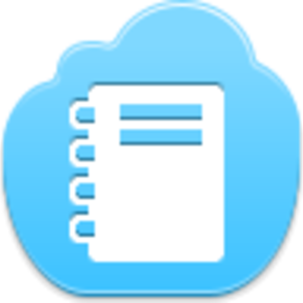Notepad Icon Image - Facebook (600x600)