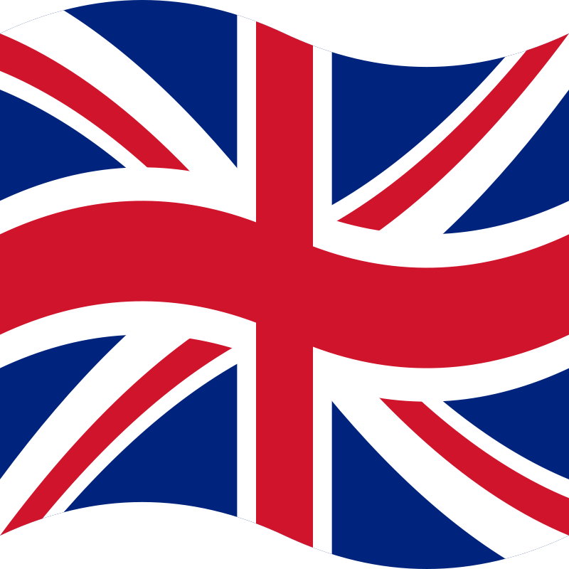 Waving Clip Art Download - Waving British Flag Vector (800x800)