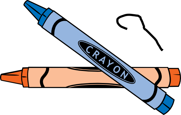 Crayon Clipart Transparent (600x381)