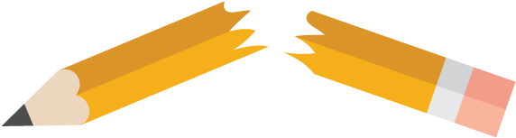 Broken-pencil - Broken Pencil Png (600x200)