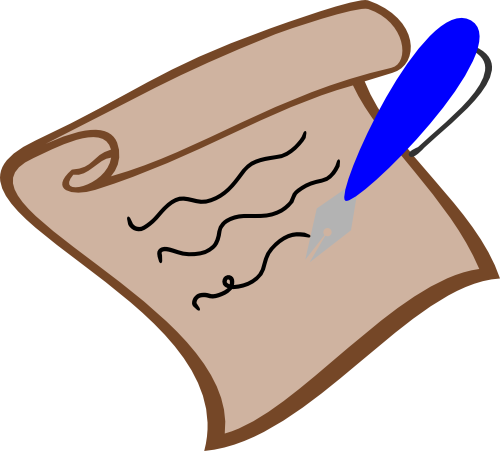 Fountain Pen Script Cutie Mark By Kinnichi - Pen Cutie Mark (500x451)