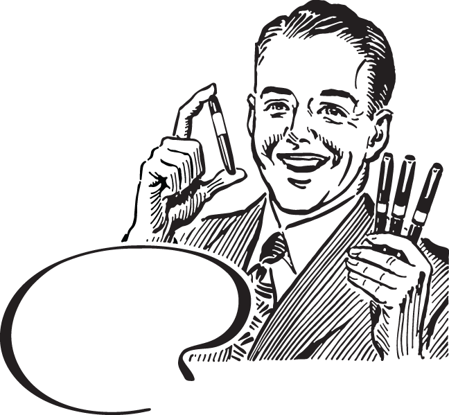 576 Art Pen Salesman - Pen (648x599)