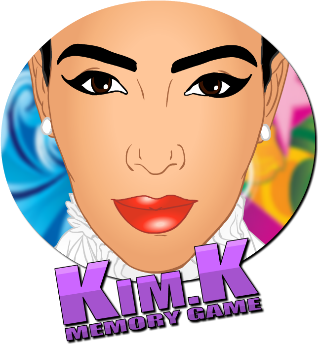 Kim Kardashian Memory Puzzle - Kardashians Art Png (664x711)
