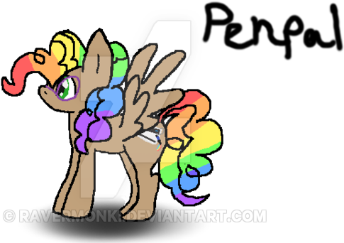 My New Ponysona - Cartoon (600x375)