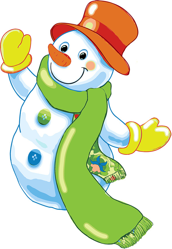 Clip Art - Snowman (600x870)