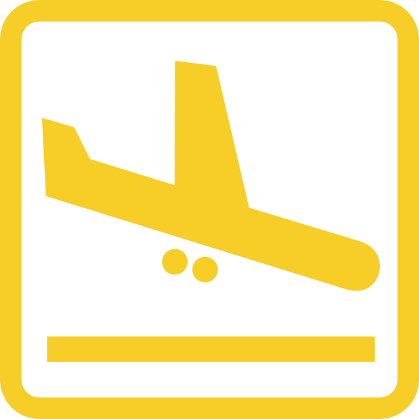 Airport Arrivals Sign (600x600)