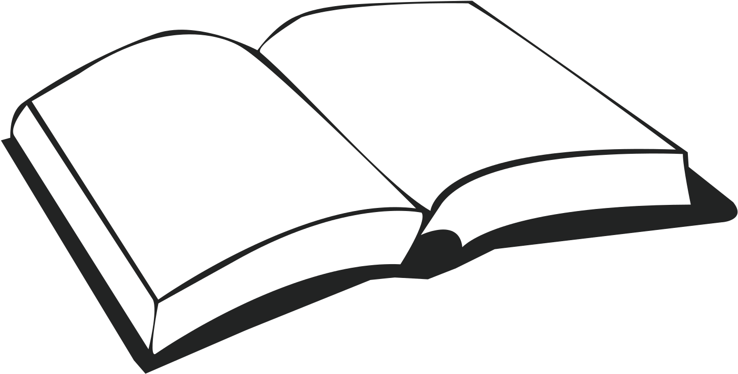 Open Book Baby Is For Books Clip Art - Dibujos Para Colorear Cuaderno -  (2000x1545) Png Clipart Download, image size:1443x732