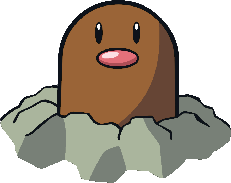 Diglett By Briannabellerose - Diglett (881x699)