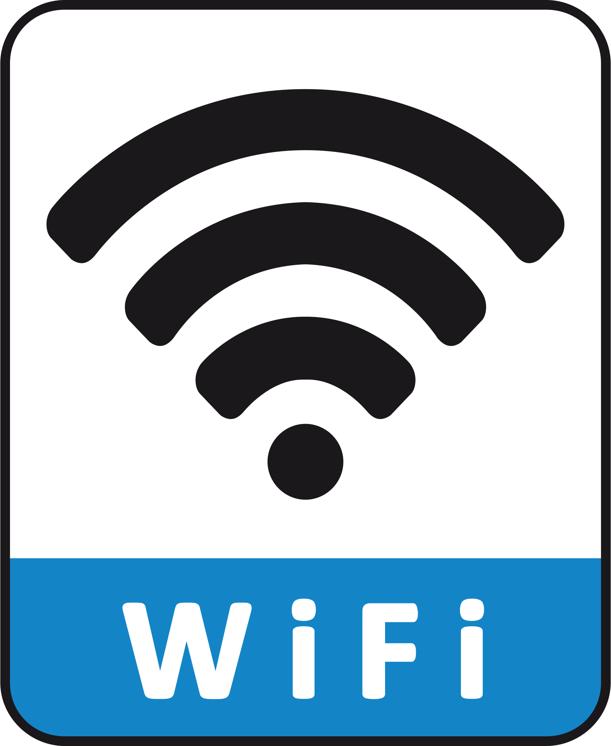 Big Image - Wifi Clip Art (1966x2400)