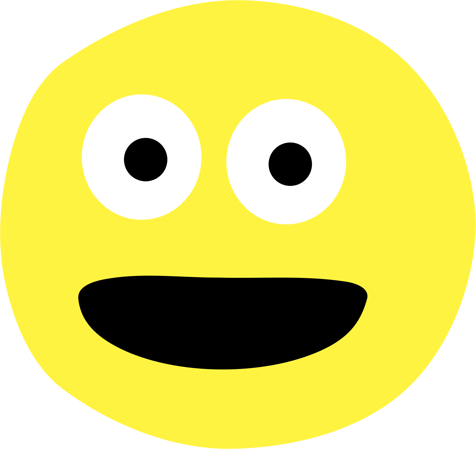 Clipart Smiley Emoji - Emoji Silhouette (1640x1546)