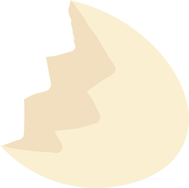 Broken Egg Shell Clipart - Egg Shell Transparent Background (684x709)