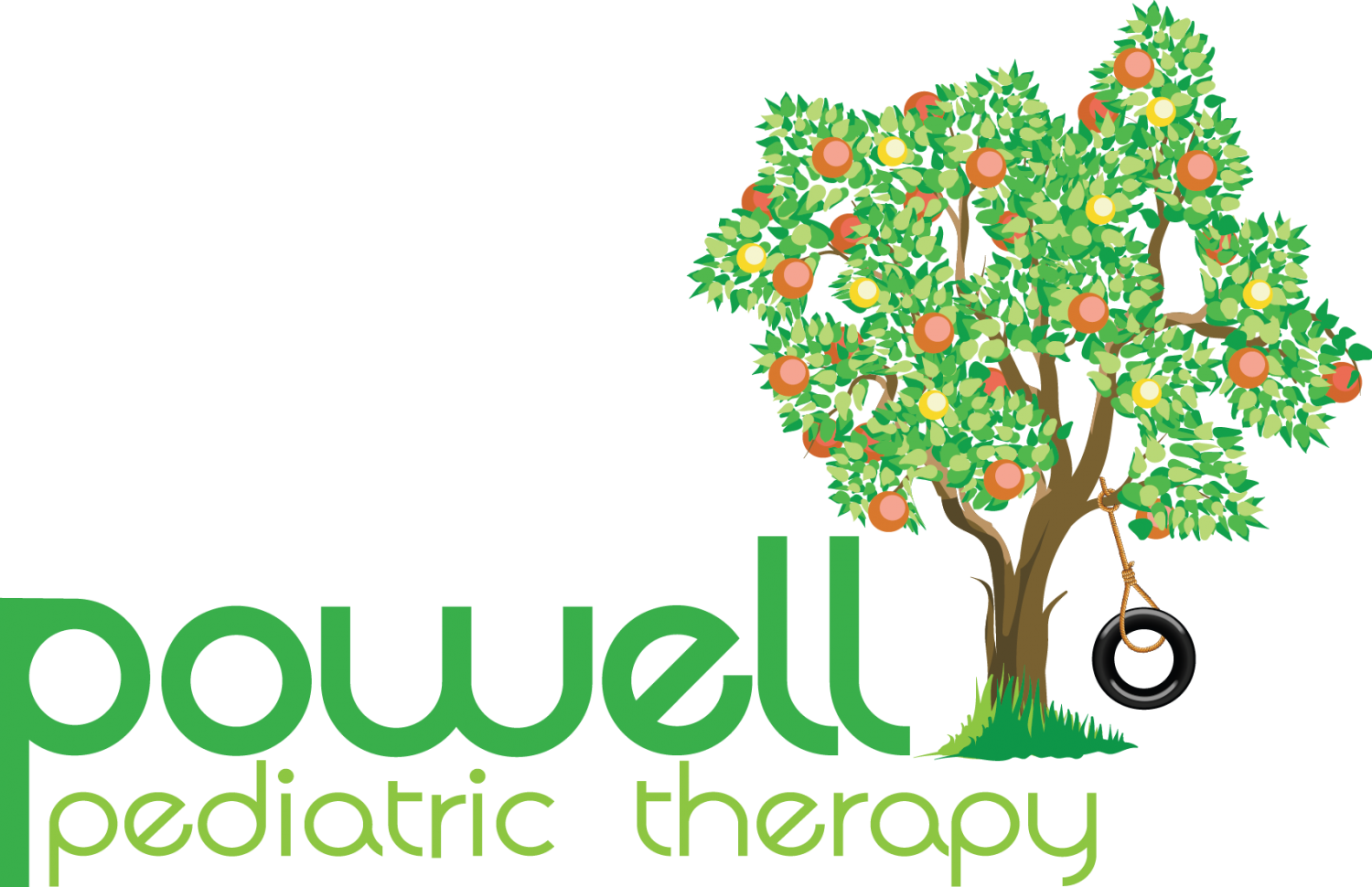 Tree With Fruits And Flowers Clipart (1500x970)