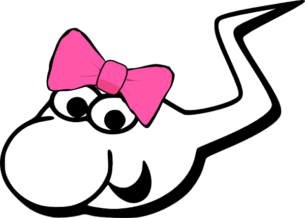 Girl Sperm Clip Art - Sperm Clipart (600x430)