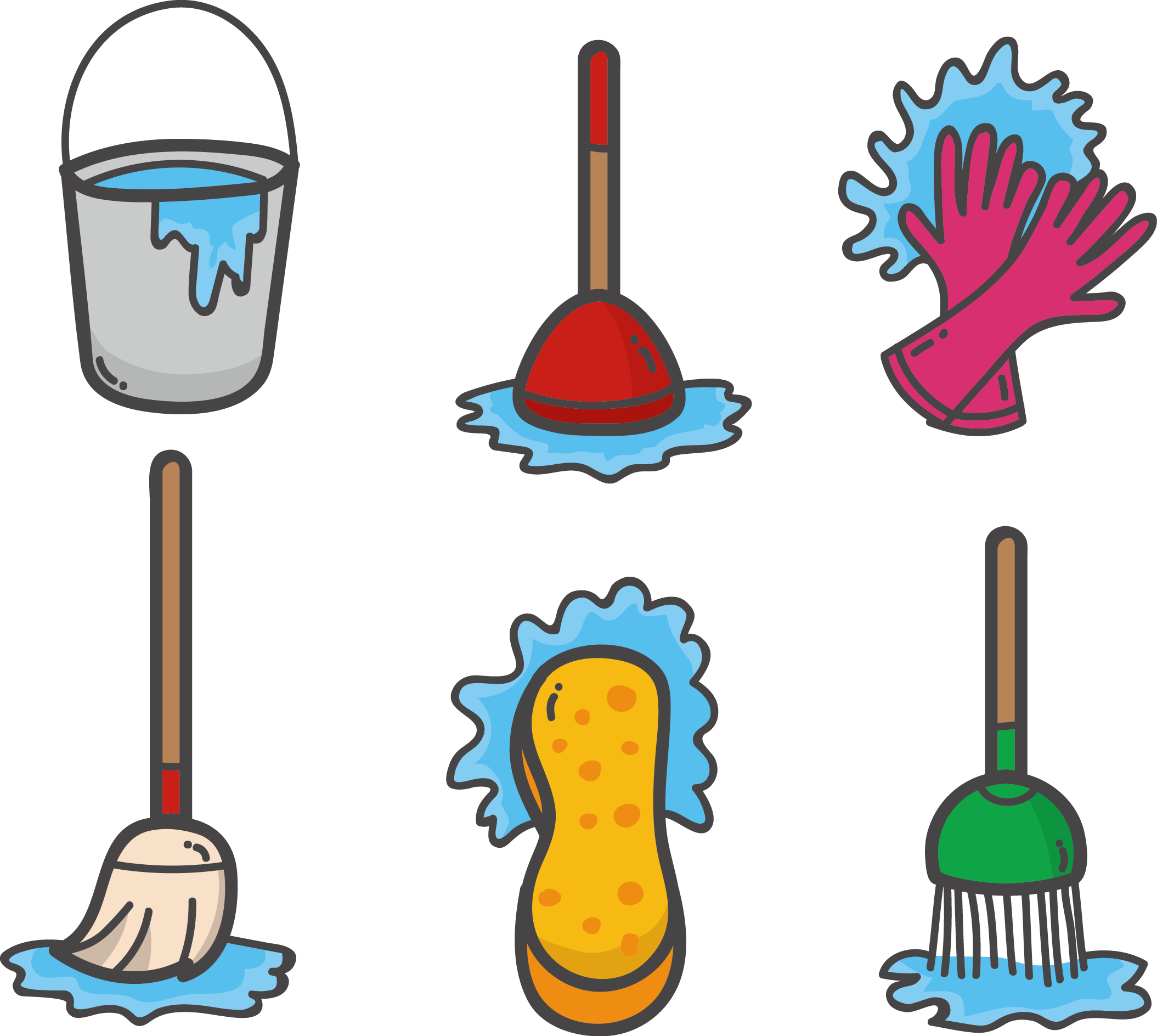 Cleaning Clip Art - Cleaning Clip Art (2109x1888)