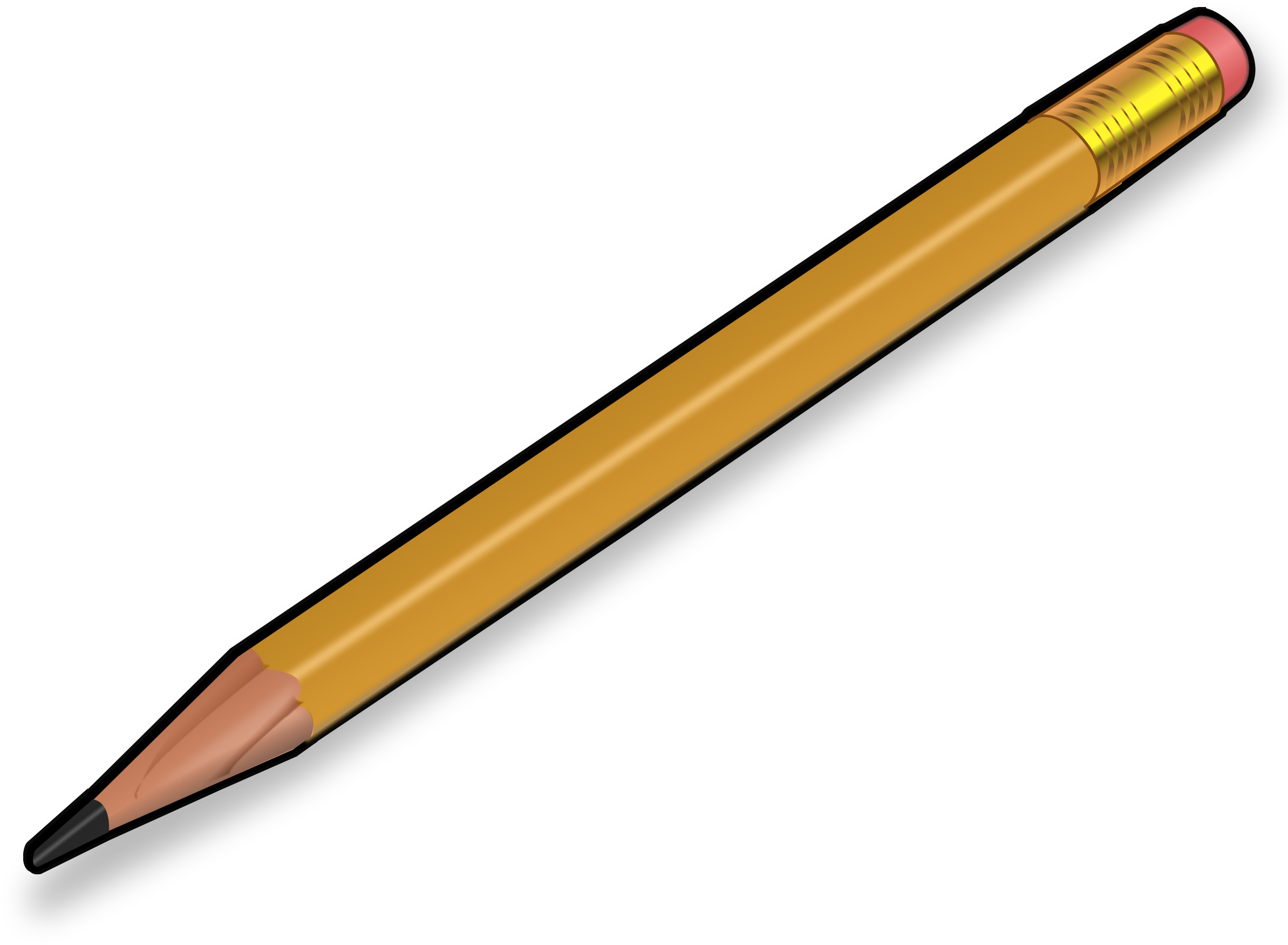 This Free Clip Arts Design Of Pencil Png - Pencil Clip Art (2387x1751)