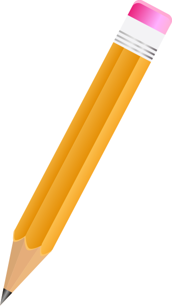 Pencil Clipart Transparent - Pencil Png (338x600)