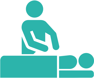 Message Therapy Services - Massage Silhouette Png (400x400)