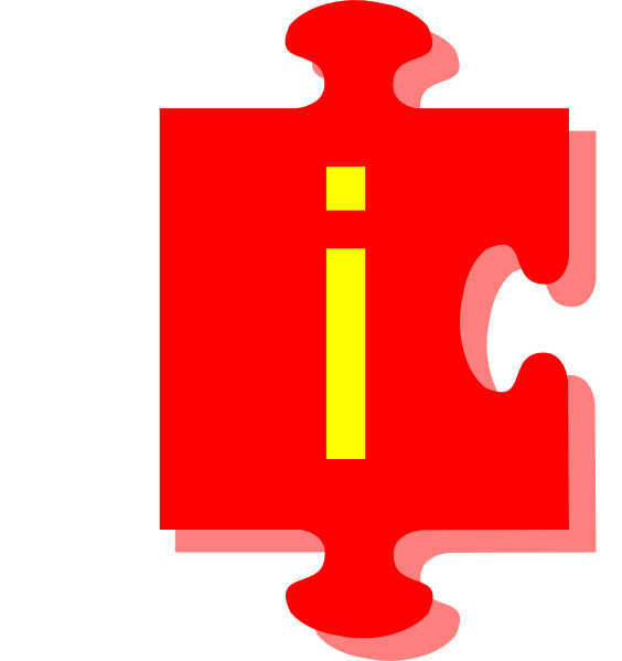 Letter E Inside Puzzle Piece Clip Art - Art (564x599)