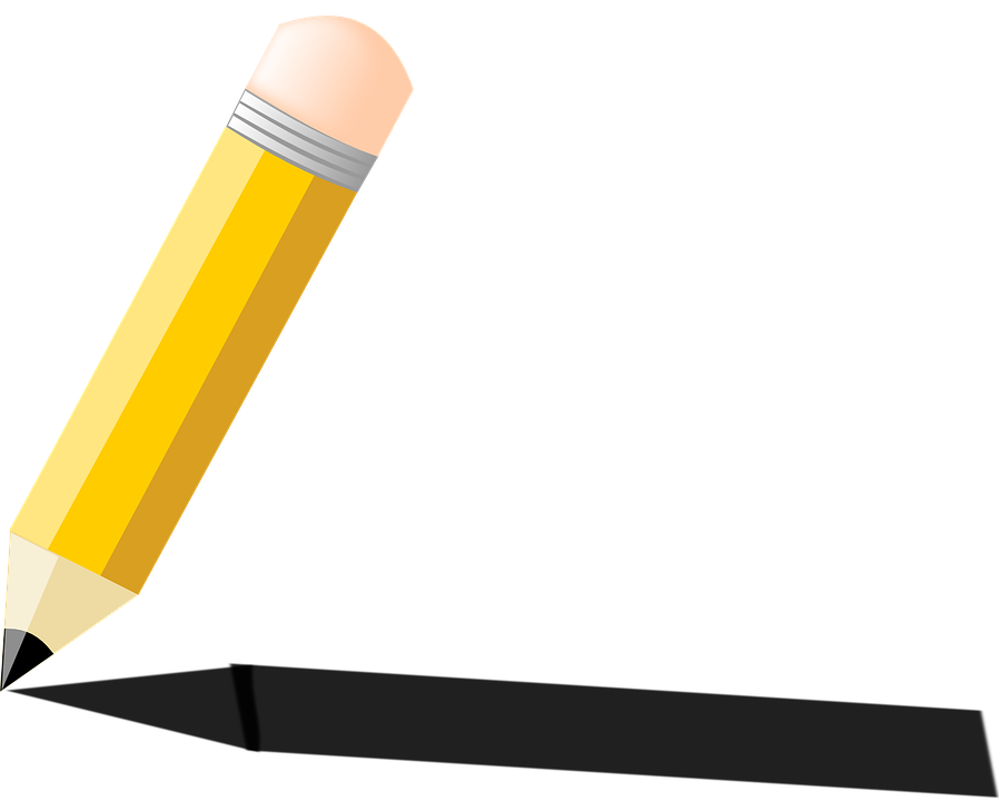 Pen Pencil, Writing, Write, Shadow, School, Pen - Shadow Of A Pen (898x720)