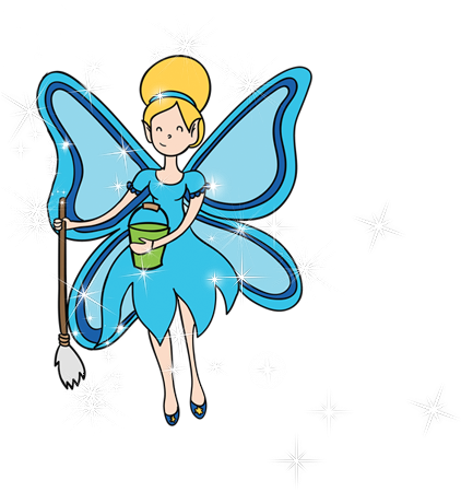 Book A Fairy Now - Fairies Cleaning The House (435x449)