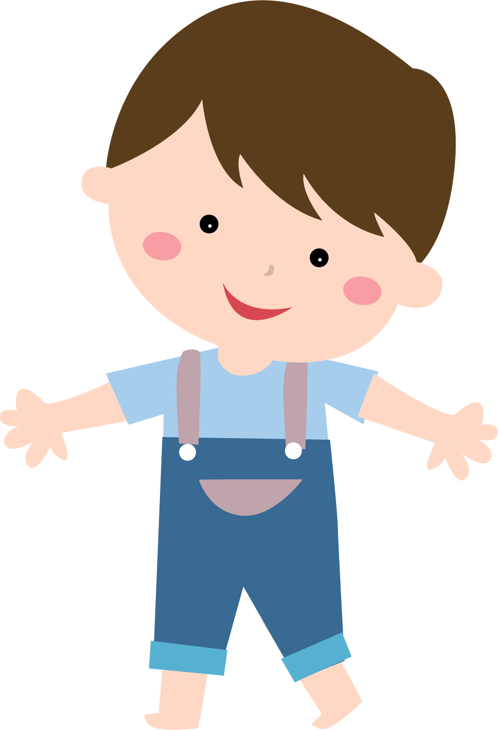 Cartoon Kids Png Clipart Image 01 - Boy Cartoon Png (987x1448)