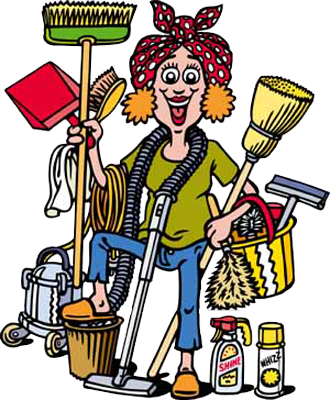 Fall Is A Great Time For “cleaning Out The Clutter” - Cleaning Clip Art (330x400)