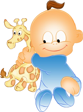 Elegant Baby Boy And Girl Cartoon Baby Boy Free Baby - Funny Babies Clipart (400x400)