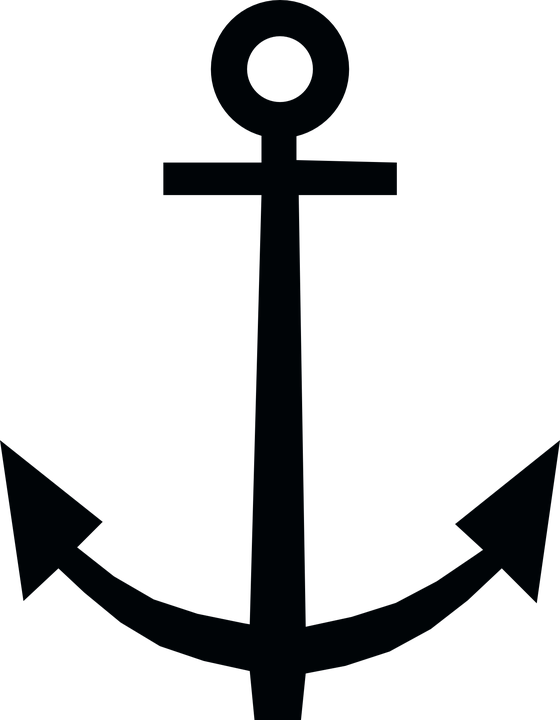 Marine Png - Anchor Clip Art (560x720)