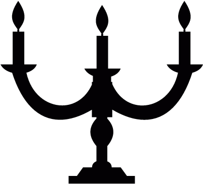 Chandelier Vector - Candle Stick Icon Png (400x400)