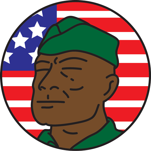 Thank You To All Our Veterans For Your Bravery, Courage, - Sman 1 Sidoarjo (500x500)