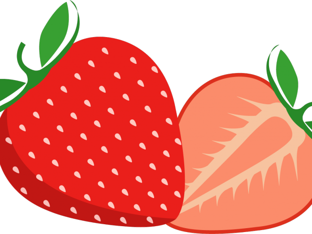 Strawberry Clipart Strawberry Drawing - Transparent Background Strawberry Clipart (640x480)
